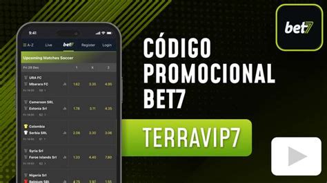 Código promocional Bet7 BET7APOSTA: Bônus até R0